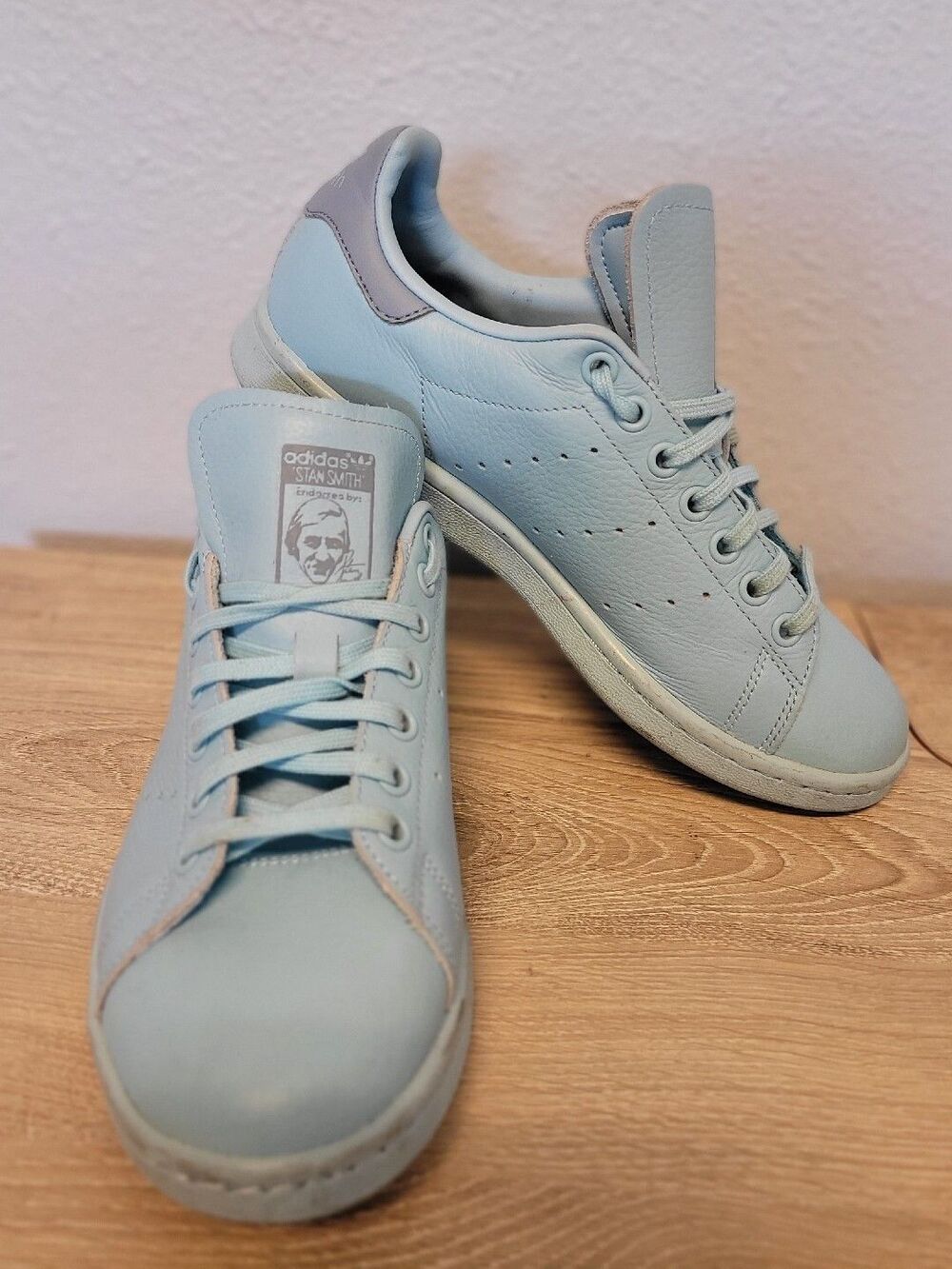 Adidas Stan Smith Light Ice Blue 2017 - BY9983 Women's Size 8 Kids Size 6.5Y